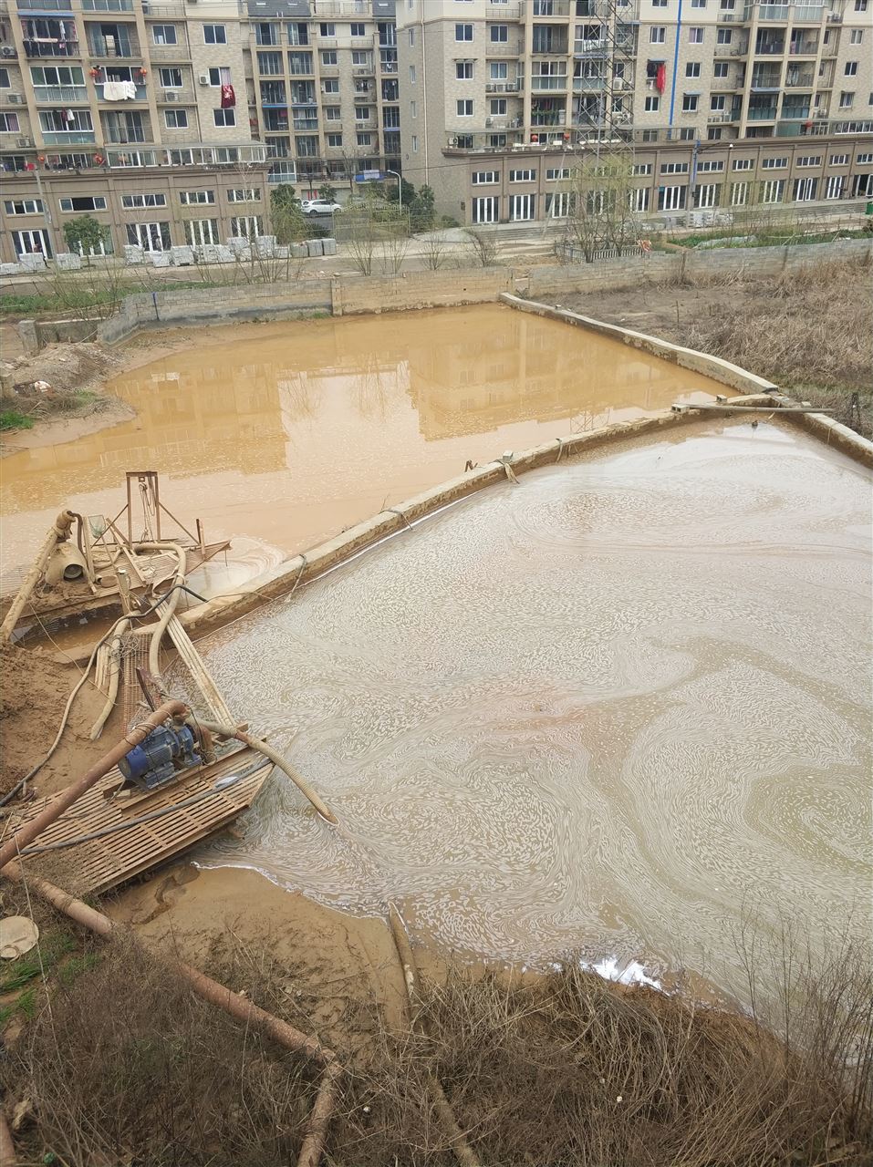 安义沉淀池淤泥清理-厂区废水池淤泥清淤