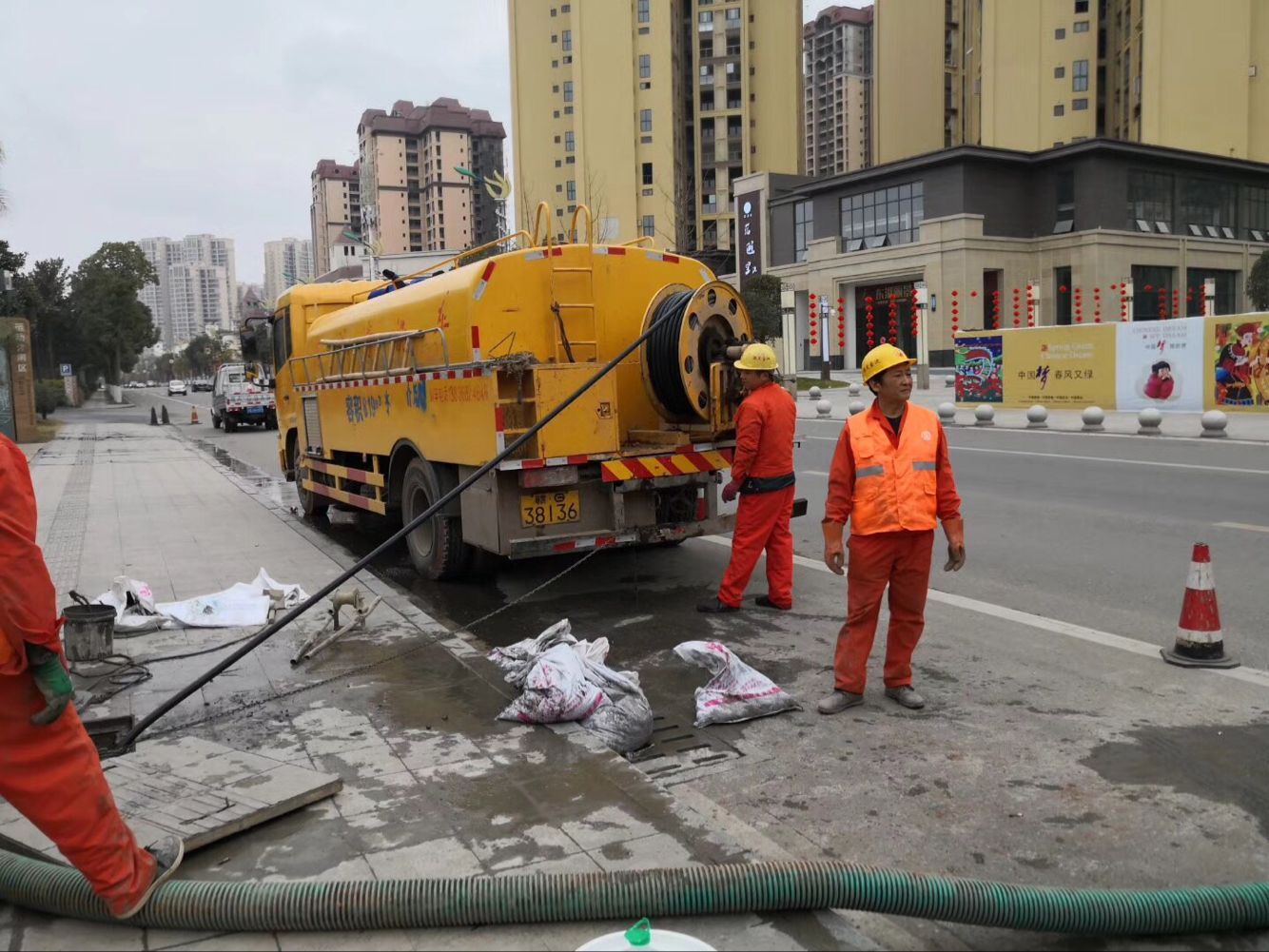 安义排污管道清淤-管道清洗